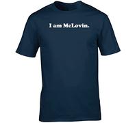 Hippowarehouse I Am McLovin. Unisex Short Sleeve t-Shirt (Specific Size Guide in Description) Navy Blue