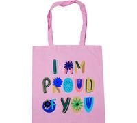Hippowarehouse I am proud of you Tote Shopping Gym Beach Bag 42cm x38cm,10 litres