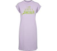 Hippowarehouse I am Secretly a Dinosaur t-Shirt Dress Women's Adults Nightie Nightdress Lilac