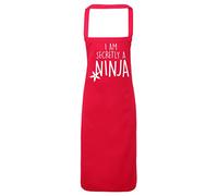 Hippowarehouse I am secretly a ninja Apron kitchen cooking painting DIY onesize adult