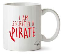 Hippowarehouse I am Secretly a Pirate Printed Mug Cup Ceramic 10oz