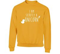 Hippowarehouse i am Secretly a Unicorn Kids Children's Unisex Jumper Sweatshirt Pullover