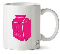 Hippowarehouse I am The Milkman's (Pink) Printed Mug Cup Ceramic 10oz