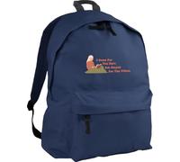 HippoWarehouse I Came for The Hero but Stayed for The Villain Backpack ruck Sack Dimensions: 31 x 42 x 21 cm Capacity: 18 litres