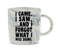 Hippowarehouse I Came I Saw and I Forgot What I was Doing Printed Mug Various Colour Options Ceramic Cup Kitchenware 11oz
