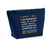Hippowarehouse I Came, I Saw, I Forgot, Went Back, got Distracted Printed Make up Cosmetic wash Bag 18x19x9cm