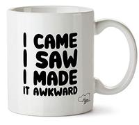 Hippowarehouse I Came I Saw I Made it Awkward Printed Mug Cup Ceramic 10oz