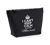 Hippowarehouse I Can't Keep Calm I'm Getting Married Printed Make up Cosmetic wash Bag 18x19x9cm