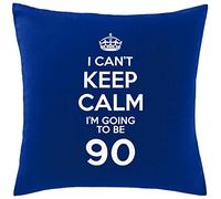 Hippowarehouse I Can't Keep Calm I'm Going to be 90 Printed bedroom accessory cushion cover case 41x41cm