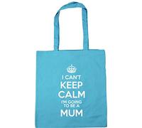 Hippowarehouse I Can't Keep Calm I'm Going to be a Mum Tote Shopping Gym Beach Bag 42cm x38cm, 10 litres