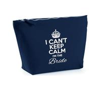 Hippowarehouse I Can't Keep Calm I'm The Bride Printed Make up Cosmetic wash Bag 18x19x9cm
