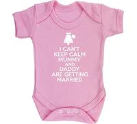 Hippowarehouse I can't keep calm mummy and daddy are getting married baby vest bodysuit (short sleeve) boys girls