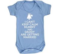 Hippowarehouse I can't keep calm mummy and daddy are getting married baby vest bodysuit (short sleeve) boys girls