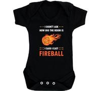 Hippowarehouse I Didn't Ask How Big The Room Is, I Said I Cast Fireball baby vest bodysuit (short sleeve) boys girls