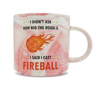 Hippowarehouse I Didn't Ask How Big The Room is, I Said I Cast Fireball Printed Mug Various Colour Options Ceramic Cup Kitchenware 11oz
