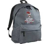 Hippowarehouse I didn't lose my mind the people inside my head stole it backpack ruck sack Dimensions: 31 x 42 x 21 cm Capacity: 18 litres