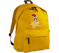 Hippowarehouse I didn't lose my mind the people inside my head stole it backpack ruck sack Dimensions: 31 x 42 x 21 cm Capacity: 18 litres