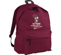 Hippowarehouse I didn't lose my mind the people inside my head stole it backpack ruck sack Dimensions: 31 x 42 x 21 cm Capacity: 18 litres