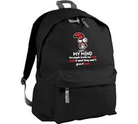 Hippowarehouse I didn't lose my mind the people inside my head stole it backpack ruck sack Dimensions: 31 x 42 x 21 cm Capacity: 18 litres