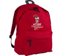 Hippowarehouse I didn't lose my mind the people inside my head stole it backpack ruck sack Dimensions: 31 x 42 x 21 cm Capacity: 18 litres