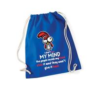Hippowarehouse I didn't lose my mind the people inside my head stole it Drawstring Cotton School Gym Bag 37cm x 46cm, 12 litres