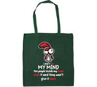 Hippowarehouse I didn't lose my mind the people inside my head stole it Tote Shopping Gym Beach Bag 42cm x38cm, 10 litres