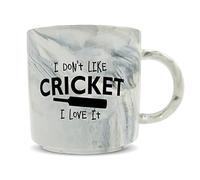 Hippowarehouse I Don't Like Cricket, I Love it Printed Mug Various Colour Options Ceramic Cup Kitchenware 11oz
