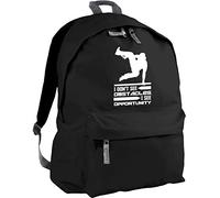 HippoWarehouse I Don't See Obstacles I See Opportunity - Parkour Backpack ruck Sack Dimensions: 31 x 42 x 21 cm Capacity: 18 litres