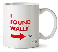 Hippowarehouse I Found Wally Printed Mug Cup Ceramic 10oz