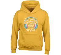 Hippowarehouse I Got a Feeling That Tonight I'll Cancel All Plans and Overthink Life kids children's unisex Hoodie hooded top kids children's unisex Hoodie hooded top 12-13 years Yellow