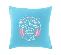 Hippowarehouse I Got a Feeling That Tonight I'll Cancel All Plans and Overthink Life Printed bedroom accessory cushion cover case 41x41cm