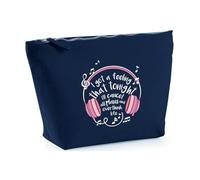Hippowarehouse I Got a Feeling That Tonight I'll Cancel All Plans and Overthink Life Printed Make up Cosmetic wash Bag 18x19x9cm