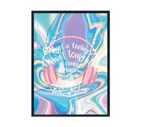 Hippowarehouse I Got a Feeling That Tonight I'll Cancel All Plans and Overthink Life Printed Poster A3 Wall Art Design Classroom Room Gym Office Décor