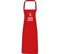 Hippowarehouse I hate Christmas anti holiday spirit funny sign christmas tree announcement Apron kitchen cooking painting DIY onesize adult