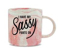 Hippowarehouse I Have My Sassy Pants on Printed Mug Various Colour Options Ceramic Cup Kitchenware 11oz