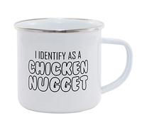 Hippowarehouse I Identify as a Chicken Nugget Printed Mug Various Colour Options Ceramic Cup Kitchenware 11oz