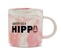 Hippowarehouse I Identify as a Hippo Printed Mug Various Colour Options Ceramic Cup Kitchenware 11oz