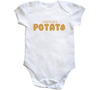 Hippowarehouse I identify as a potato baby vest bodysuit (short sleeve) boys girls