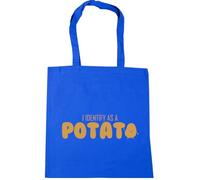 Hippowarehouse I identify as a potato Tote Shopping Gym Beach Bag 42cm x38cm, 10 litres