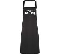 Hippowarehouse I identify as a witch Apron kitchen cooking painting DIY onesize adult