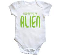 Hippowarehouse I identify as an alien baby vest bodysuit (short sleeve) boys girls