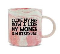 Hippowarehouse I Like My Men How I Like My Women (I'm Bisexual) Printed Mug Various Colour Options Ceramic Cup Kitchenware 11oz