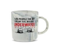 Hippowarehouse I Like My People the Way I Like My Tea, in a Bag... Underwater Printed Mug Various Colour Options Ceramic Cup Kitchenware 11oz