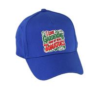 Hippowarehouse I Love Gardening from My Head Tomatoes Premium Printed 5 Panel Baseball Cap hat OneSize Adults Royal Blue