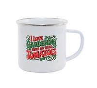 Hippowarehouse I Love Gardening from My Head Tomatoes Printed Mug Various Colour Options Ceramic Cup Kitchenware 11oz
