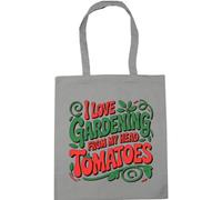 Hippowarehouse I love gardening from my head tomatoes Tote Shopping Gym Beach Bag 42cm x38cm, 10 litres