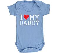 Hippowarehouse I Love My Daddy baby vest bodysuit (short sleeve) boys girls