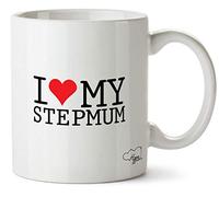 Hippowarehouse I Love My Stepmum Printed Mug Cup Ceramic 10oz