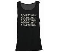 Hippowarehouse I Love You It's ruining My Life Vest Scoop Sleeve Unisex Tank top Black