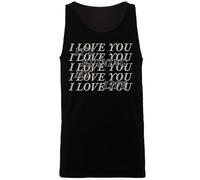 Hippowarehouse I Love You It's ruining My Life Vest Tank Top Unisex Jersey Black